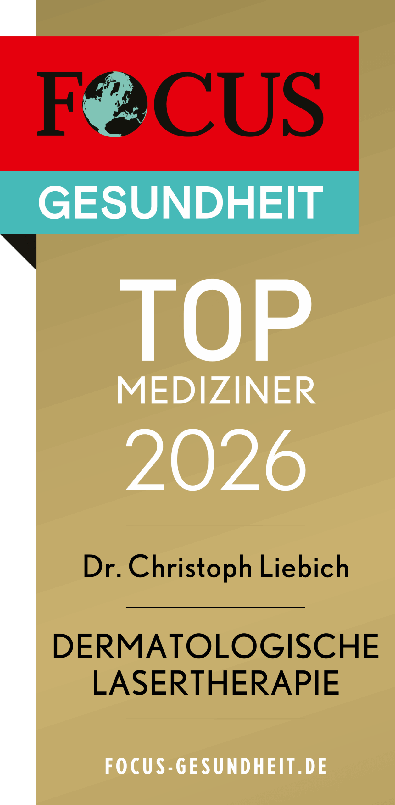 Focus Empfehlung Lasertherapie 2026 - Hautarzt Muenchen Dermazent